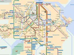 Plano de metro de Ámsterdam