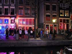 Barrio Rojo Ámsterdam, escaparates