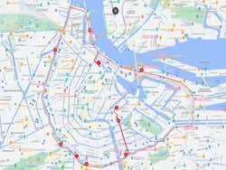 Ruta autobús turístico de Ámsterdam