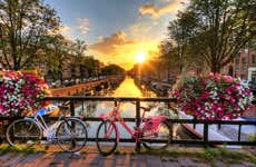 Tour en bicicleta por Ámsterdam + Paseo en barco por los canales